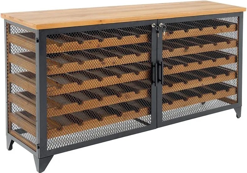 Raft pentru 55 sticle de vin Bodega 130cm