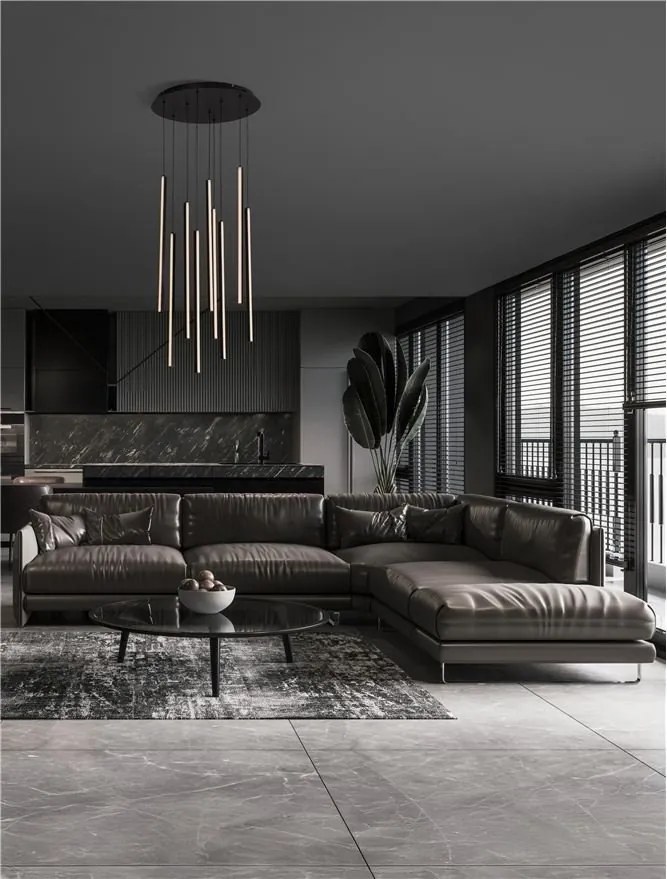 Lustra moderna cu pendule LED GRATTA
