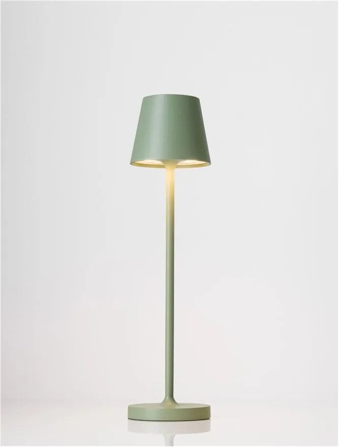 Veioza/Lampa de masa LED portabila exterior IP54 PETIT verde