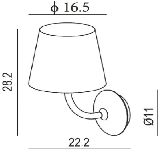 Aplică LED de exterior JUSTIN LED/7W/230V IP65 Lucide 27888/07/30