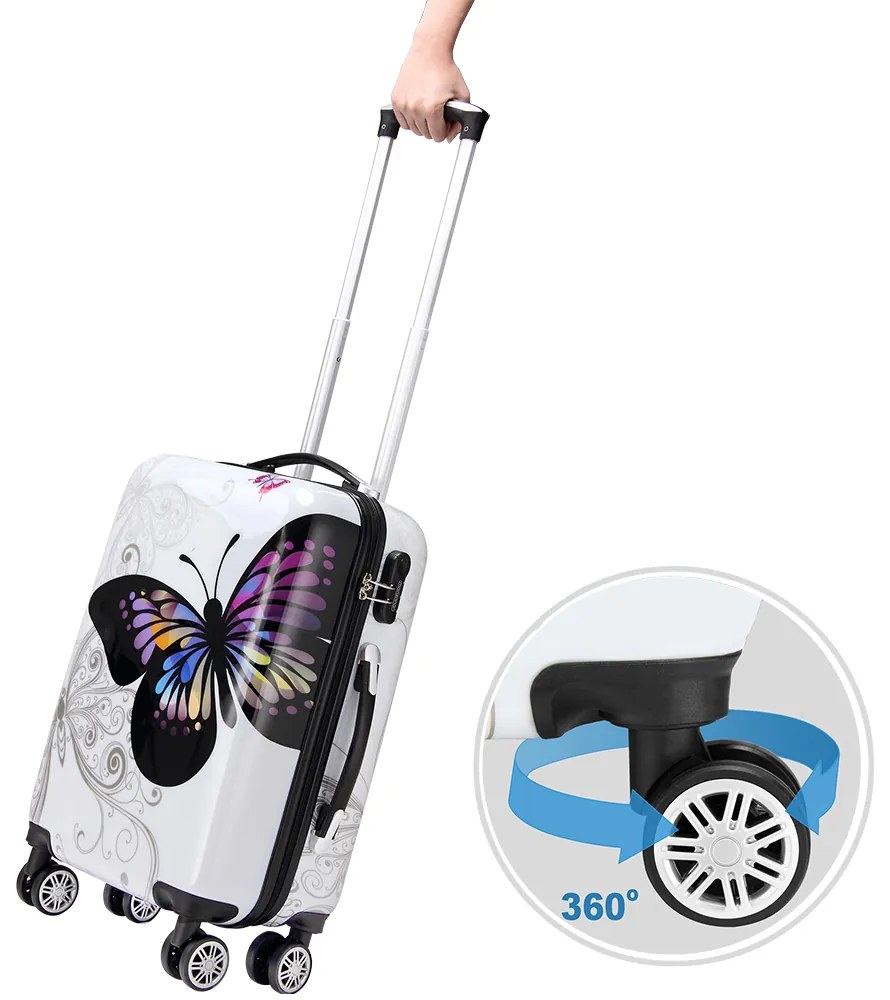 Deuba Geanta de voiaj Butterfly XL