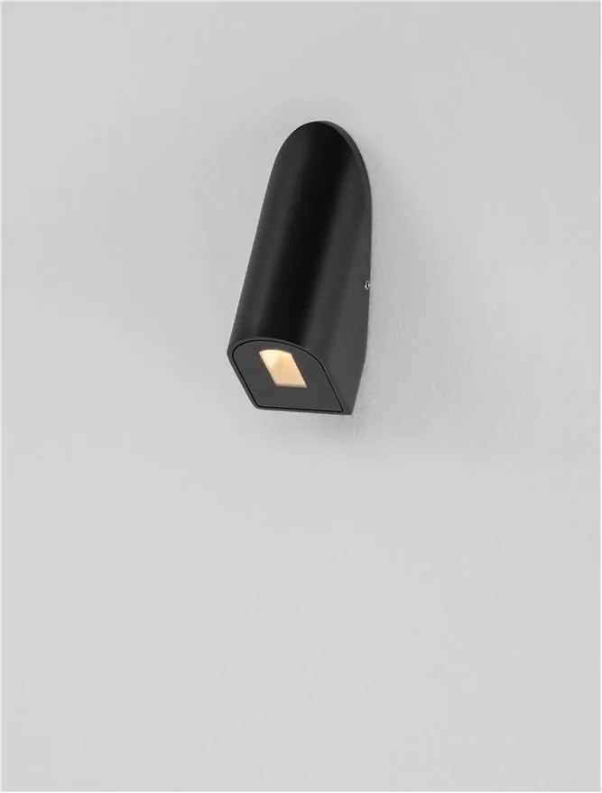 Spot LED aplicat iluminat scari exterior SOREN negru IP65