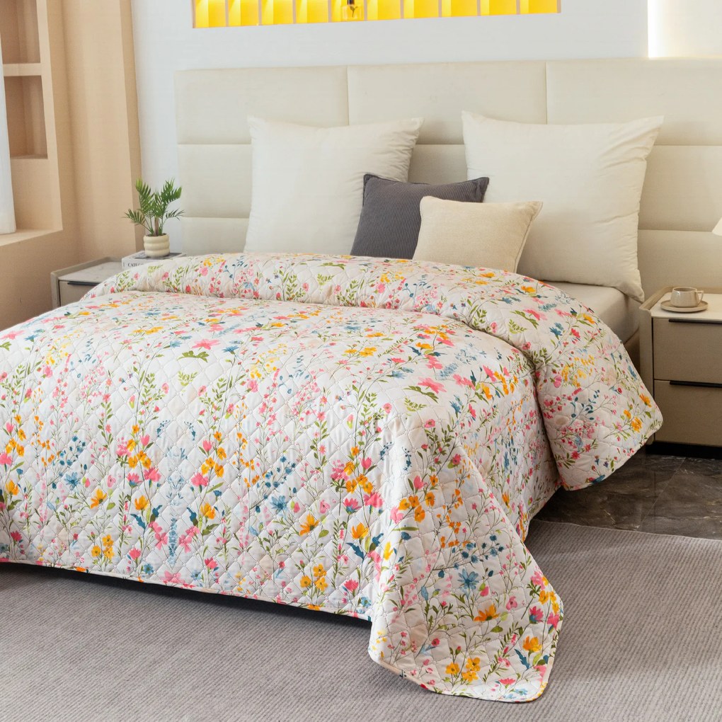 Cuvertura de pat MILLEFLEUR, colorată Dimensiune: 220 x 240 cm