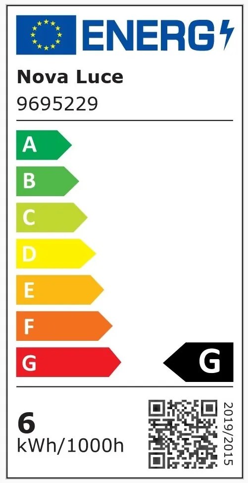 Aplica de perete LED design modern Infinity alb satin