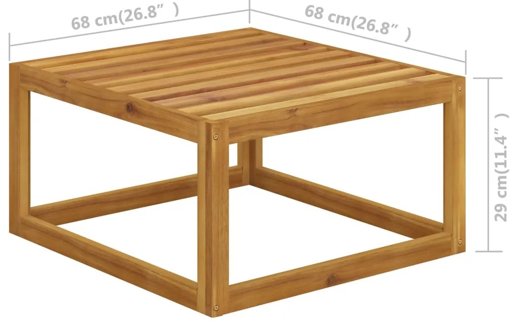 Set mobilier de gradina Culoare gri, ERIK