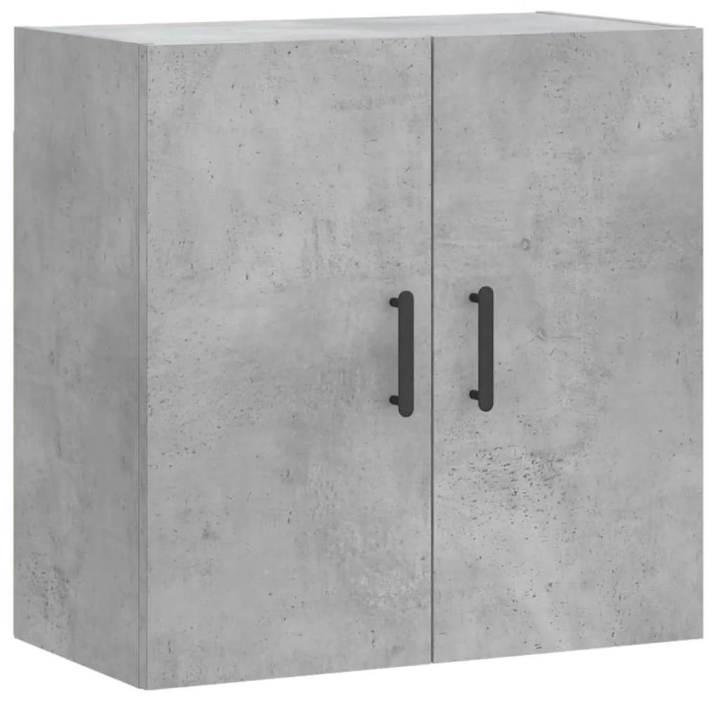 829976 vidaXL Dulap de perete, gri beton, 60x31x60 cm, lemn compozit