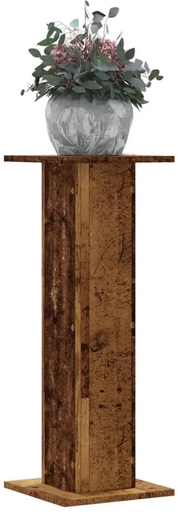vidaXL Suporturi de plante 2 buc. lemn vechi 30x30x80cm lemn prelucrat