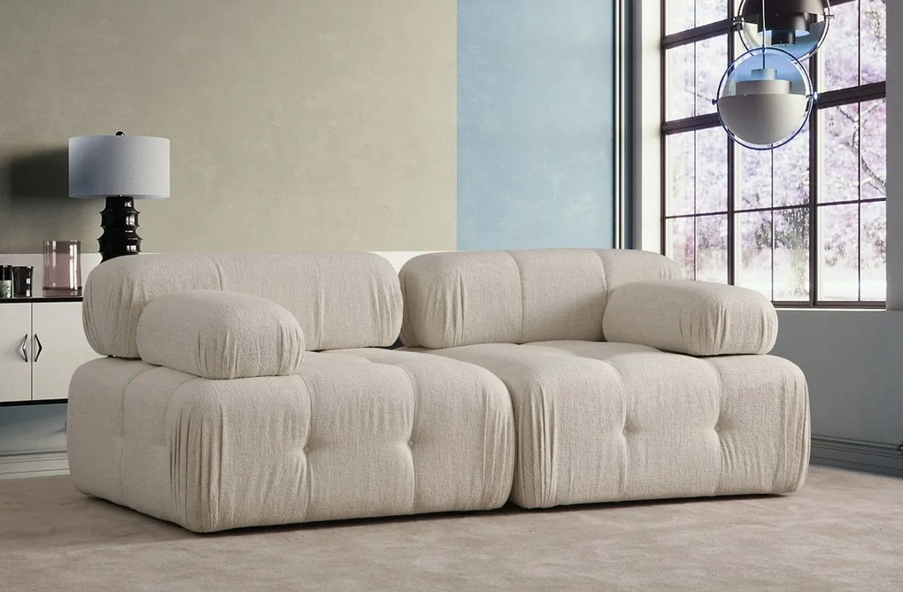 Canapea Doblo 2 Cream Bouclette