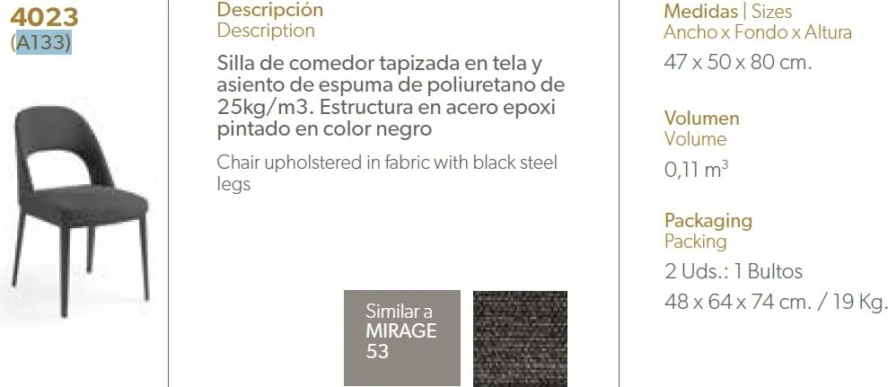 Scaun elegant design italian Sunny AC-A133