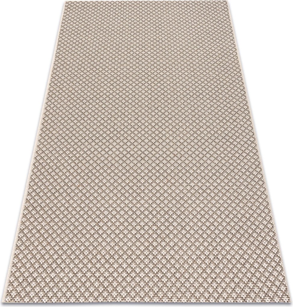 Covor sisal Floorlux 50002 Romburi şampanie si taupe