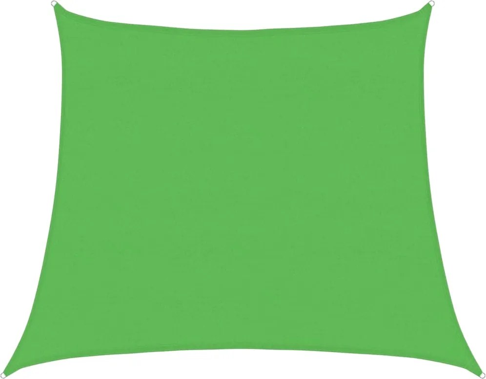 vidaXL Pânză parasolar, verde deschis, 4/5x4 m, HDPE, 160 g/m², trapez