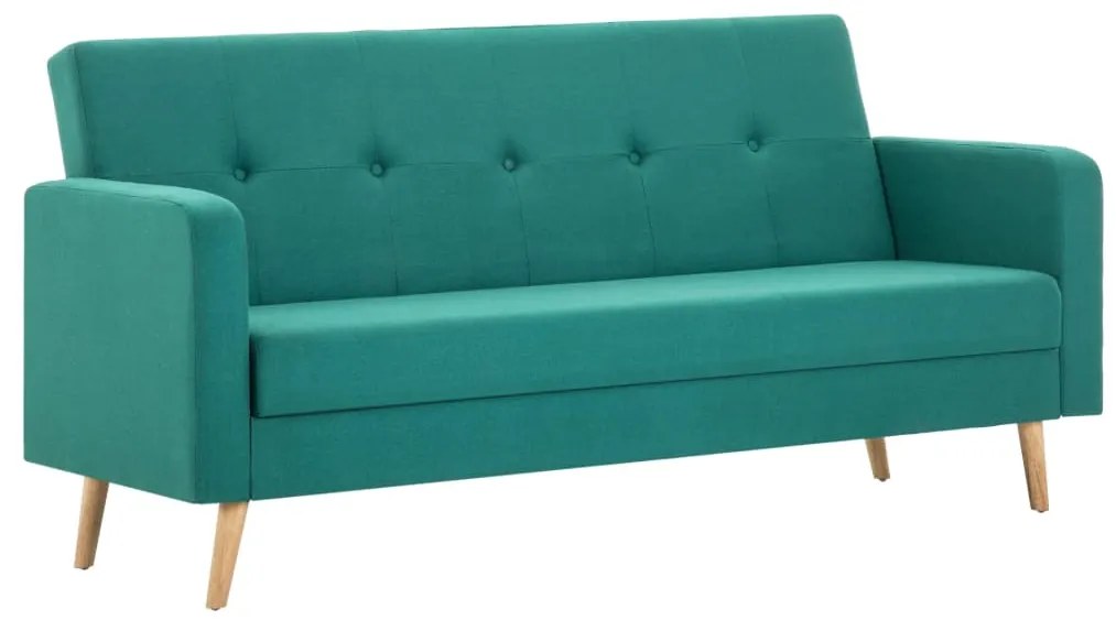 247036 vidaXL Canapea din material textil verde