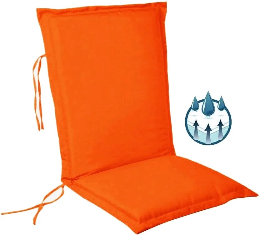 Perna impermeabila sezut/spatar pentru balansoar, scaun de bucatarie sau gradina, 48x65 cm, culoare orange