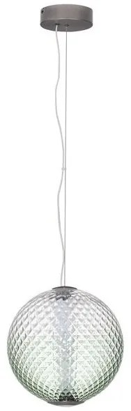 Lustra, Pendul LED, Sticla Verde, AORA, NVL-9191246
