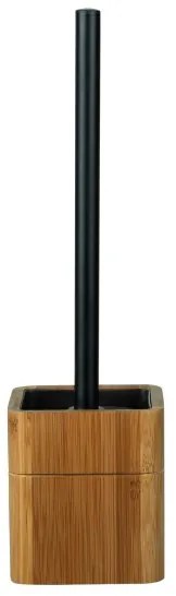 WENKO 26104100 - Perie WC SERRO 10x37 cm maro/negru