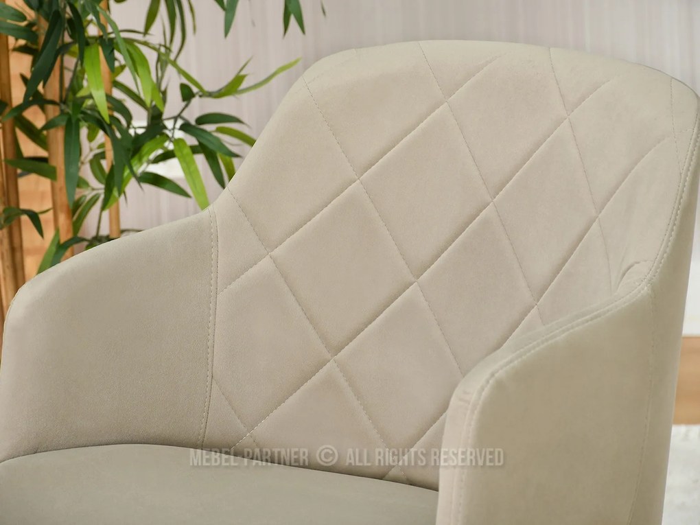 Scaun Sorien K (bej + stejar). Promo -16%. 1111267