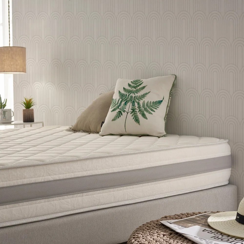 Saltea fermă/mediu-fermă din spumă reversibilă 160x200 cm Naturcare Aloe Vera – Moonia