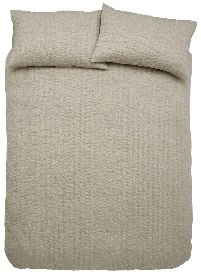 Lenjerie de pat bej pentru pat dublu, extinsă 230x220 cm Tamba Stripe – Pineapple Elephant