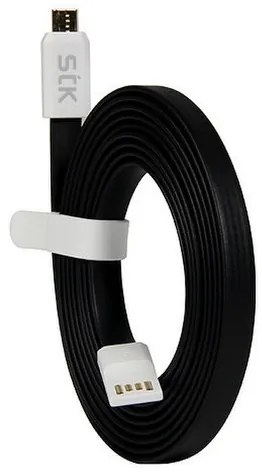 Cablu date si incarcare USB-A la MicroUSB,2m,Negru, STK