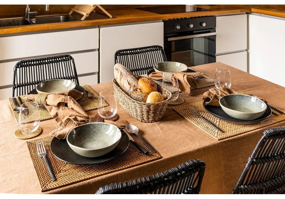 Suport pentru farfurii din ratan 40x30 cm - Tiseco Home Studio