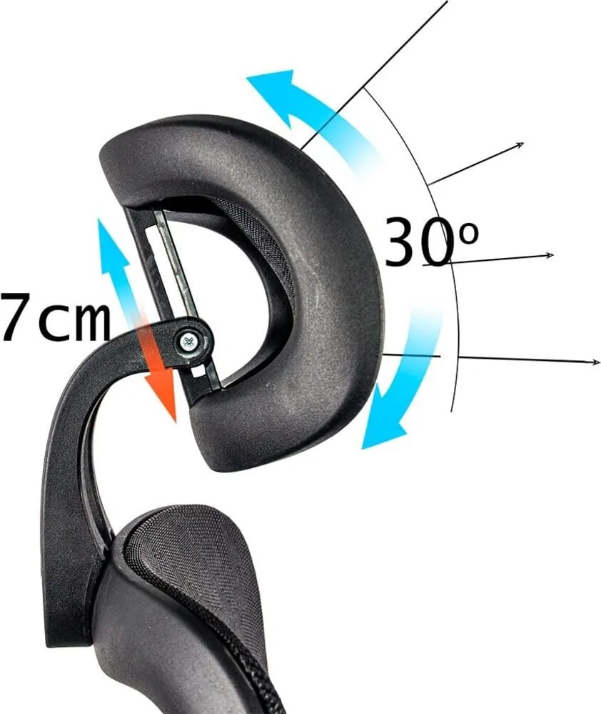 Scaun Ergonomic Multifunctional Cu Suport Lombar SYYT 9508 negru
