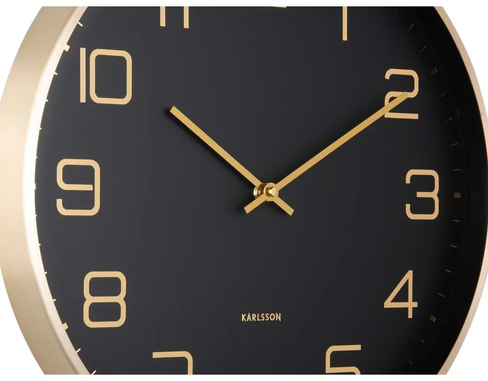 Ceas de perete ø 40 cm Elegance Glow – Karlsson