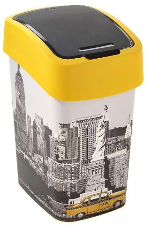 Coș de gunoi FLIPBIN 25l - NEW YORK CURVER
