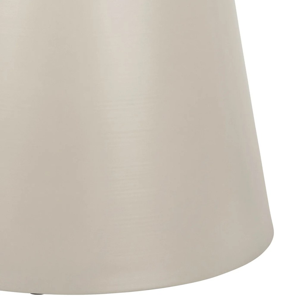 MAZZONI EXPORT BOSCO Stejar natural/picior bej (Cașmir) - MASĂ ROTUNDĂ 120 cm PENTRU BUCĂTĂRIE SUFRAGERIE SALON FURNIR