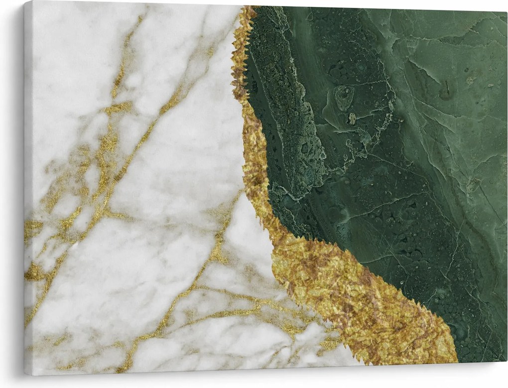 Tablou - Marmură verde N⁰3 (70x50 cm)