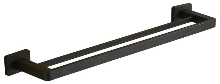 Mexen Asis cuier dublu pentru prosop, negru - 7017625-70