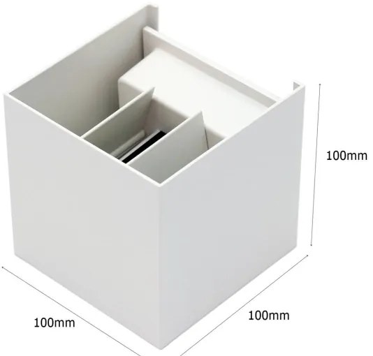 Aplică LED de exterior 2xLED/3W/230V IP54 albă