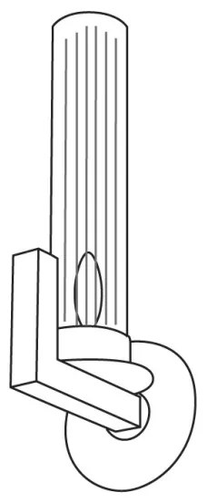 Aplică Kolarz 6009.60130 RAGGIO 1xE14/25W/230V 24K aurie