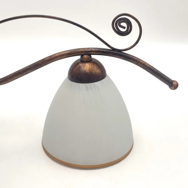 Lustră pe lanț RETRO 2xE27/60W/230V cupru/patină