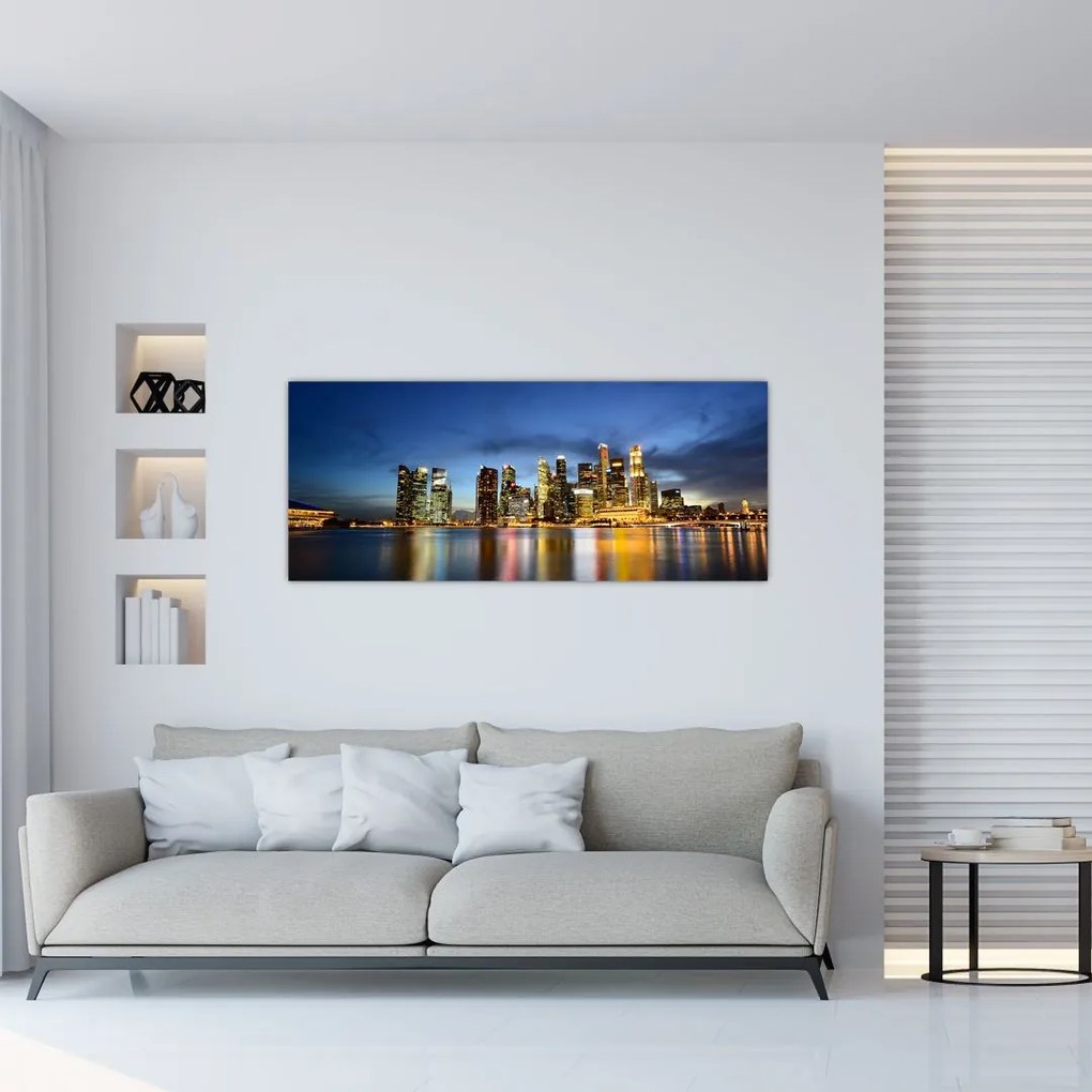 Tablou cu zgârie norii (120x50 cm), în 40 de alte dimensiuni noi