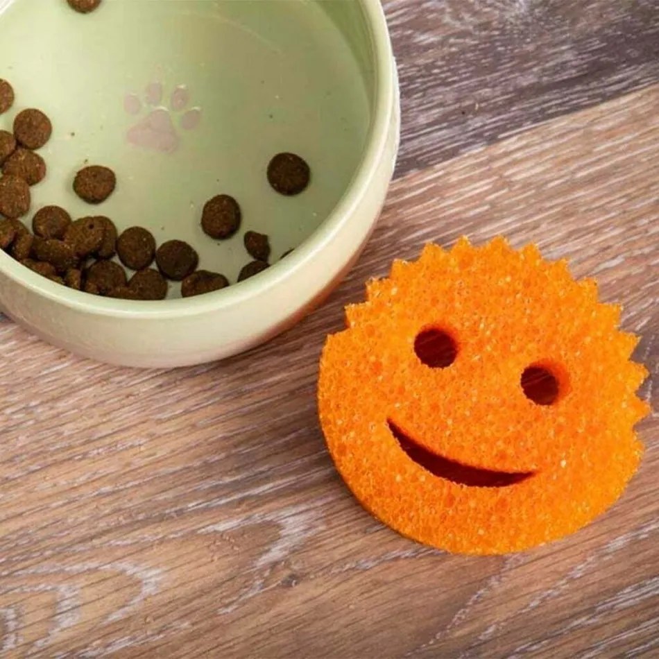 Scrub Daddy Sponge Colors Pachete individuale,portocaliu