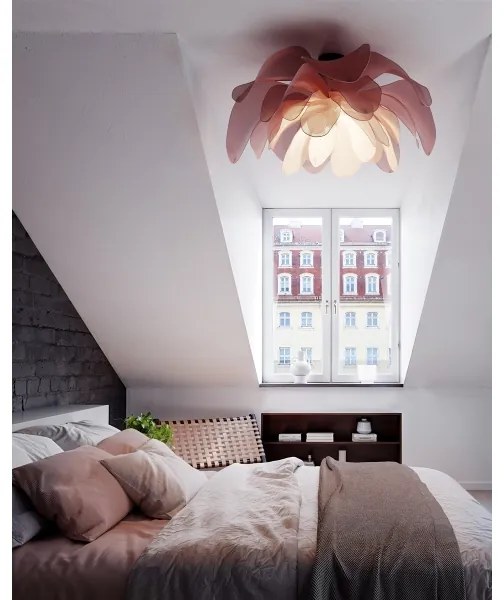 ByRydens 4202430-0500 - Plafonieră LOU LOU 1xE27/8W/230V, roz