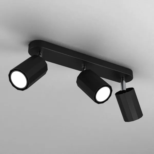 Spot BELLO 3xGU10/8W/230V negru