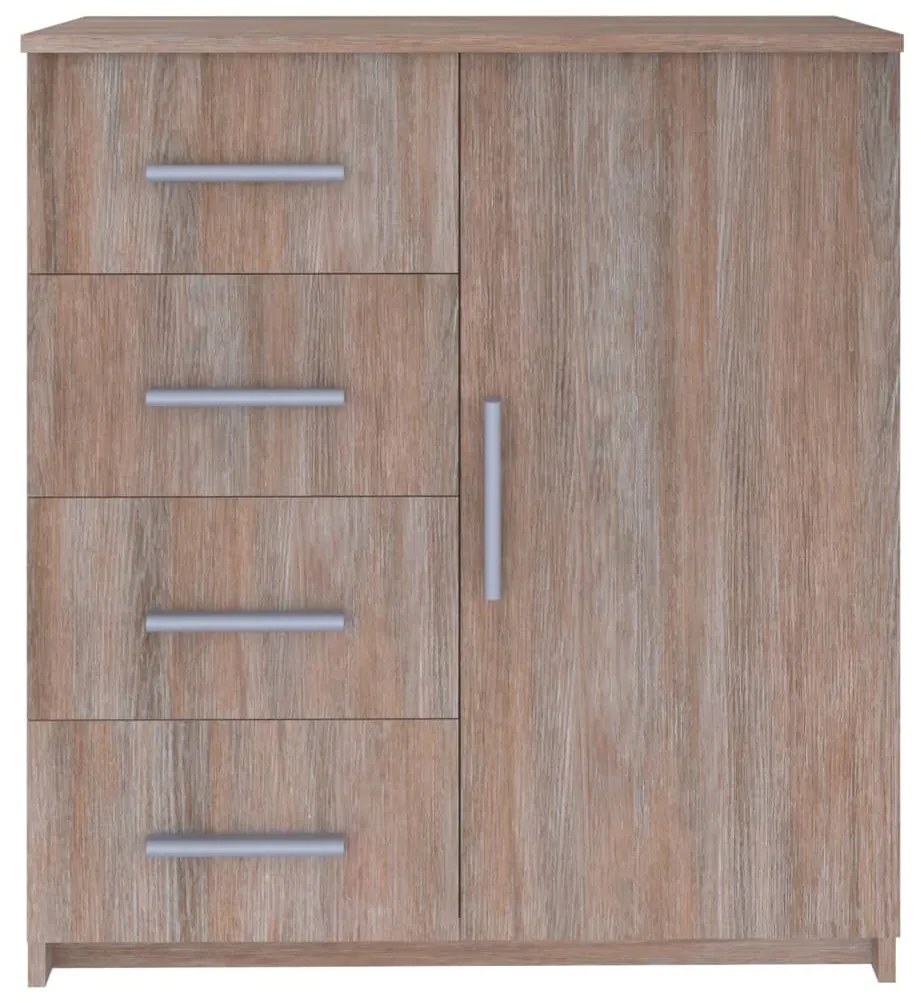 Servanta, stejar sonoma gri, 79x35x88 cm, PAL 1, grey sonoma oak