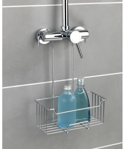 WENKO 23499100 - Poliță pentru duș MILO 25x36 cm inox/argintiu/transparent