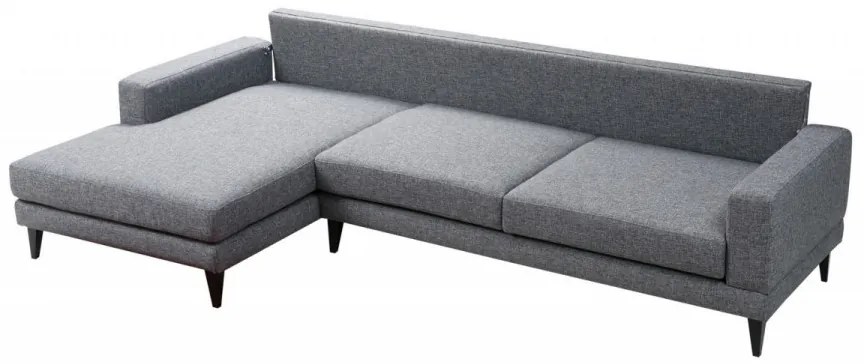 Coltar extensibil Nordic Corner Left (Chl+3R), Gri Inchis