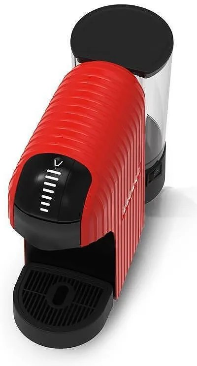 Espressor cu capsule 7in1 Crown CCM-1532R, 1400 W, 20 bar, 0.9 L, 7 adaptoare, Indicator LED, Controlul lungimii cafelei, Rosu/Negru