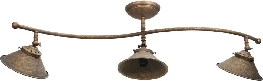 Lustra tavan cu 3 abajure din alama directionabile Vintage Soul