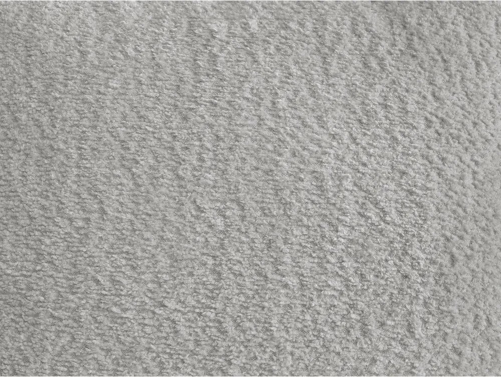 Taburet gri deschis cu tapițerie din țesătură bouclé Montaigne – Bobochic Paris