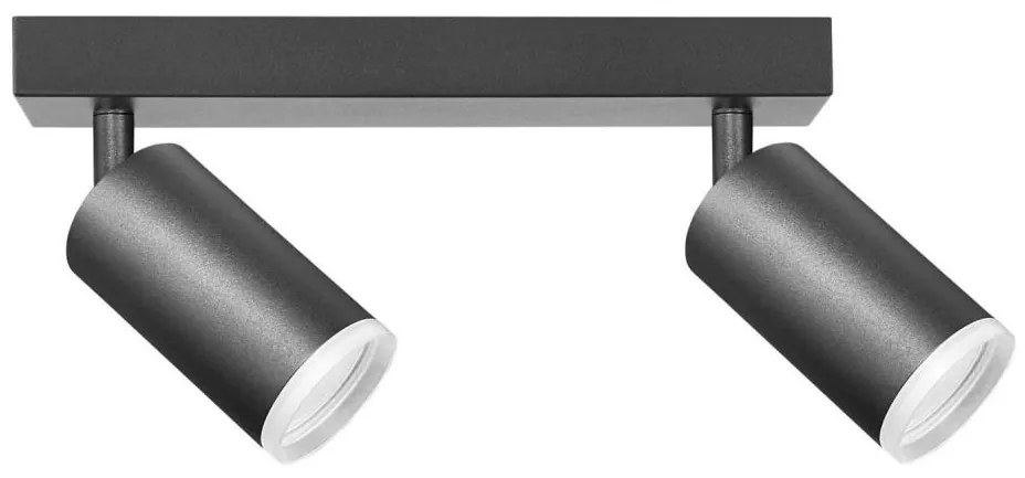 Spot LONDON 2xGU10/10W/230V negru