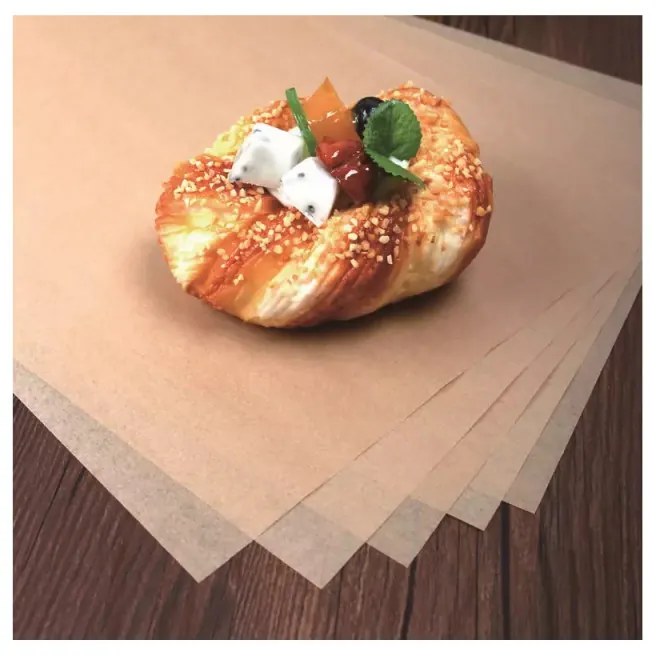 Hartie de copt Klausberg KB 7903, Rolă 20 m, 38 cm, -40 pana la 230°C, Utilizare universala, Neaderent, Maro