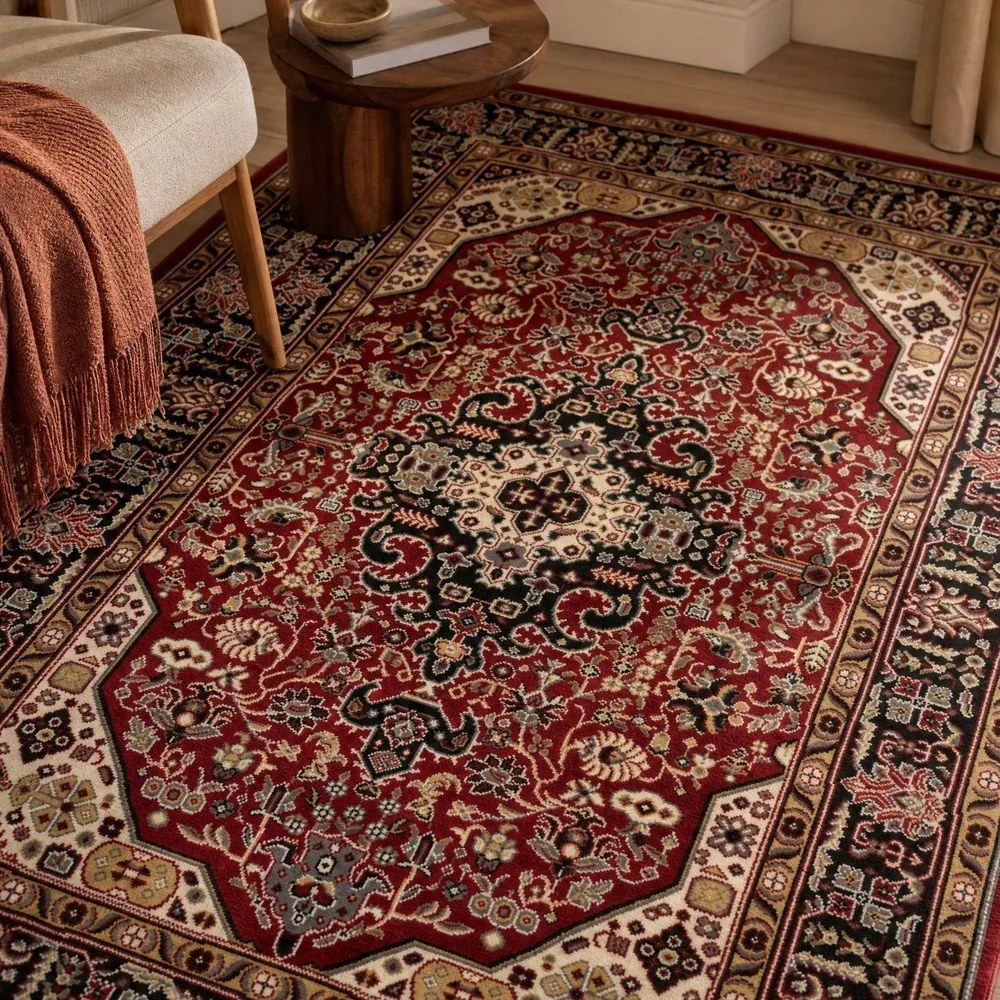 Covor Nouristan Skazar Isfahan, 200 x 290 cm, roșu