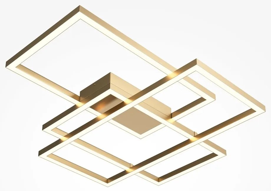 Lustra LED aplicata design minimalist Rida aurie