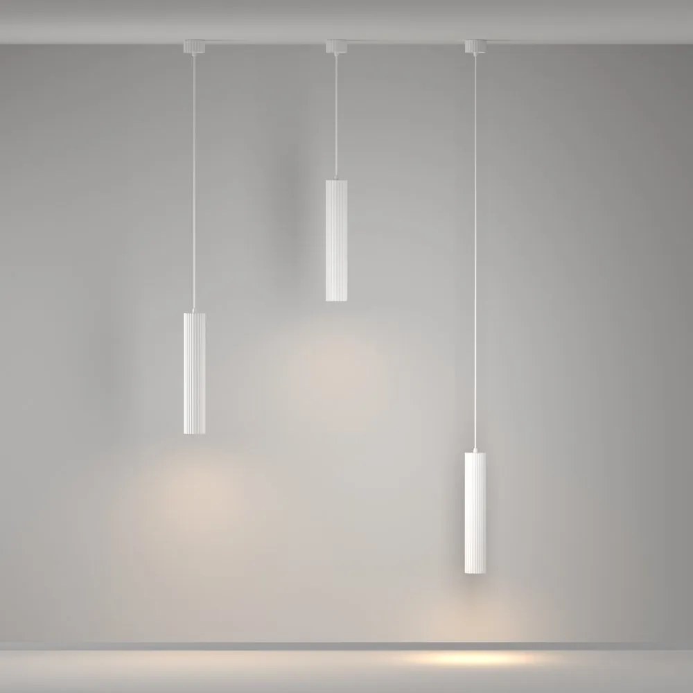 Pendul cu Spot GU10 stil minimalist Calipso alb