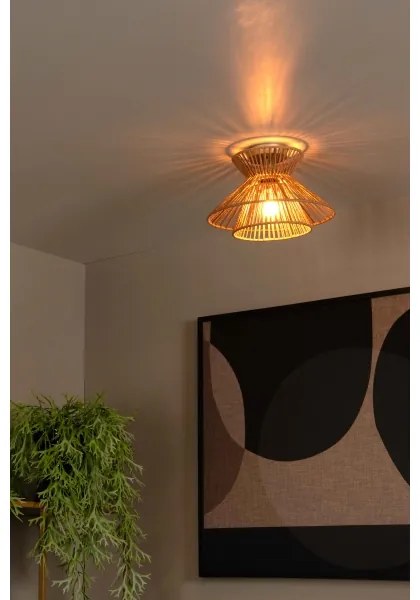 Plafonieră Lucide 10120/32/72 TASMAN 1xE27/60W/230V bej