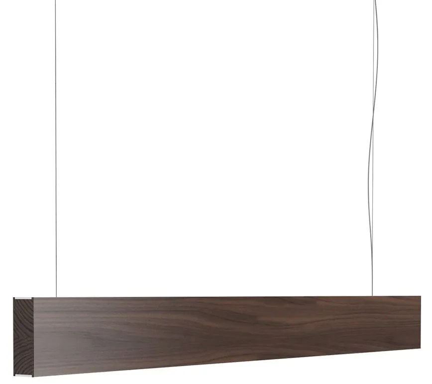 Lampă suspendată LED120, mai multe variante - TUNTO Model: Lumină naturală, directă și indirectă de 1000 mm nuc